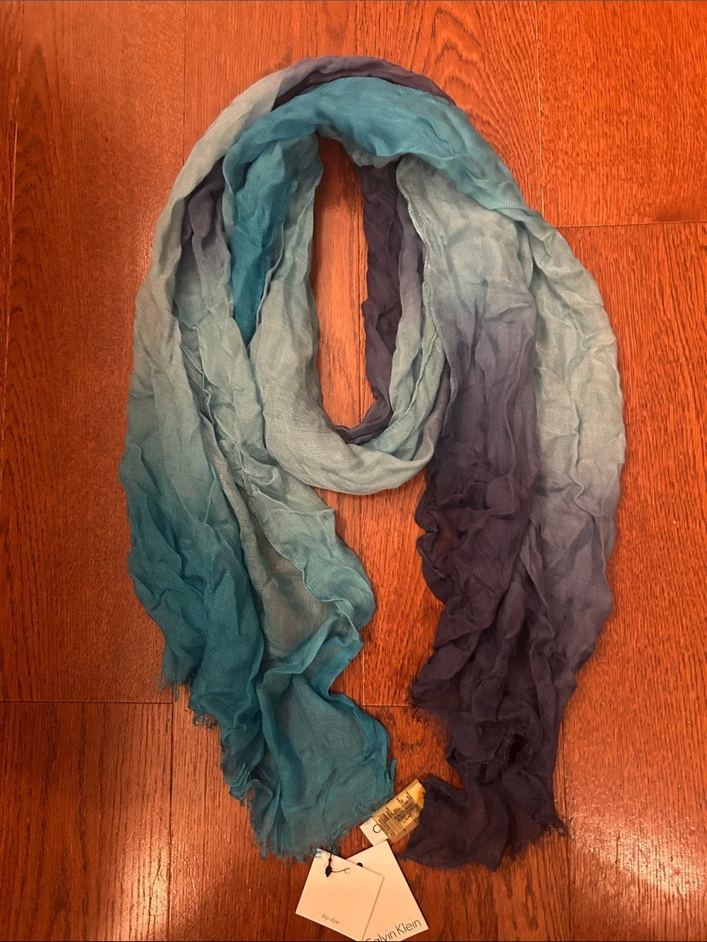 Calvin Klein Dip Dye Scarf NWT
